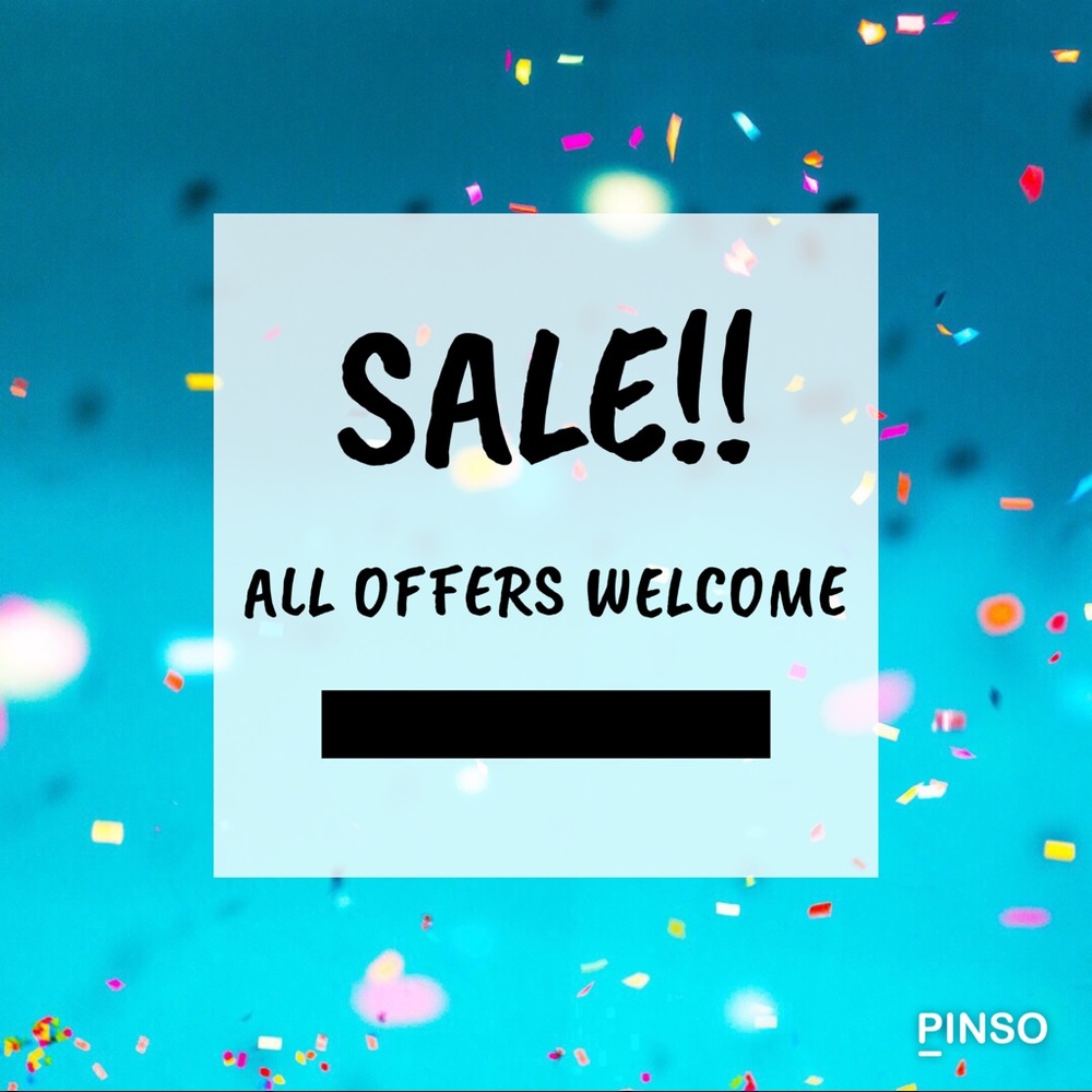 All offers welcome!